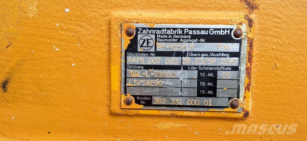 Furukawa obudowa mostu plus zawiesia tył 355 365 ZF 415 轴