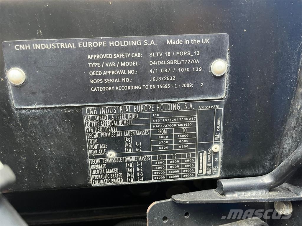 New Holland T7.270 Traktori