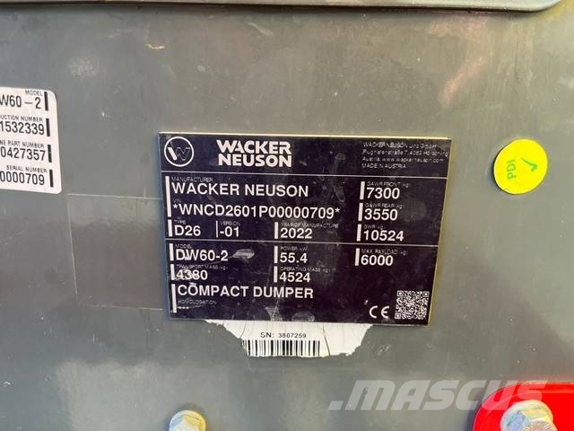Wacker Neuson DW 60 Dumpere