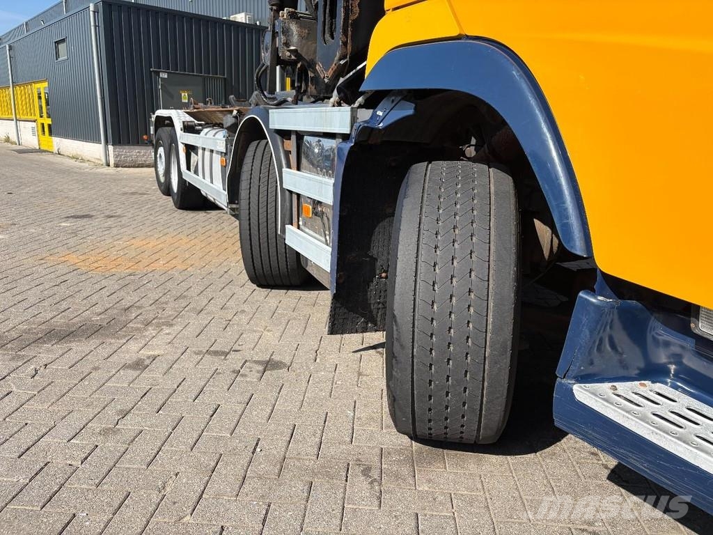 Volvo FH 400 + HIAB 377EP-5 HIPRO + 8X2 STEERING + EURO 훅 리프트 트럭