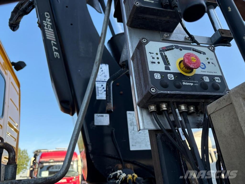 Volvo FH 400 + HIAB 377EP-5 HIPRO + 8X2 STEERING + EURO 훅 리프트 트럭