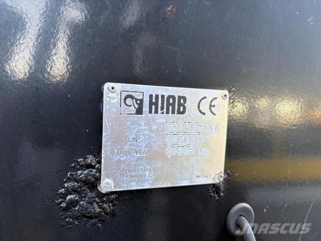 Volvo FH 400 + HIAB 377EP-5 HIPRO + 8X2 STEERING + EURO 훅 리프트 트럭
