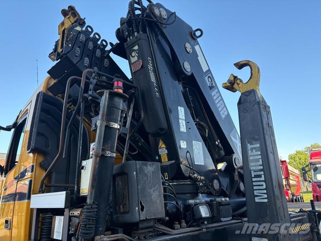 Volvo FH 400 + HIAB 377EP-5 HIPRO + 8X2 STEERING + EURO 훅 리프트 트럭