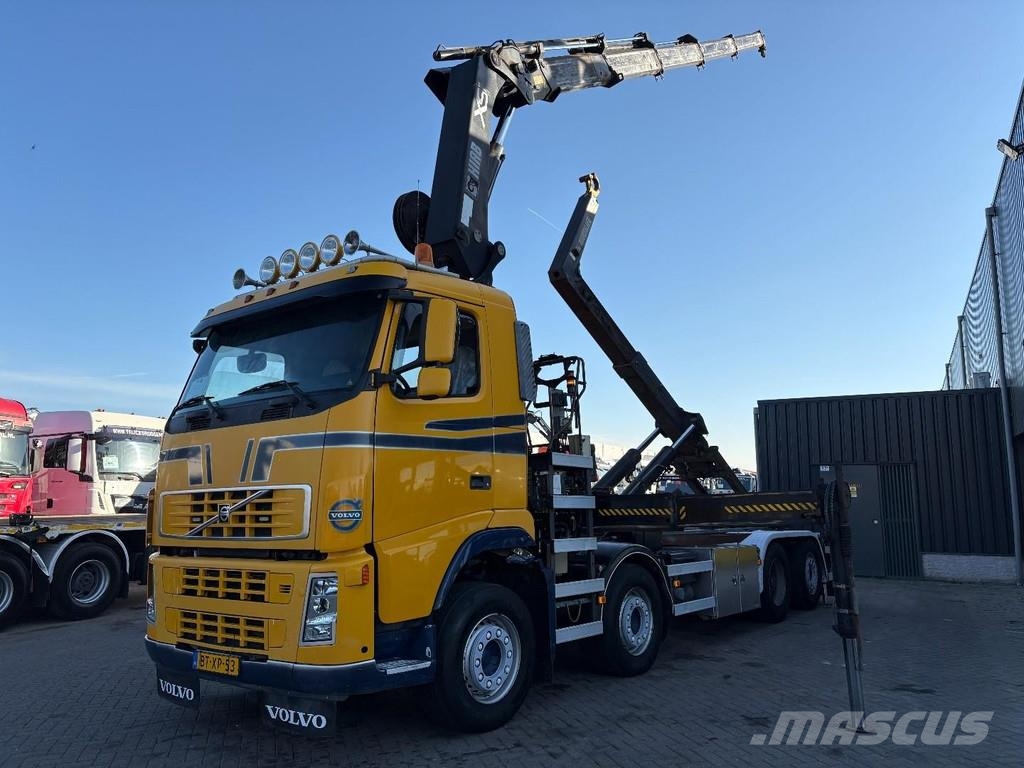 Volvo FH 400 + HIAB 377EP-5 HIPRO + 8X2 STEERING + EURO 훅 리프트 트럭