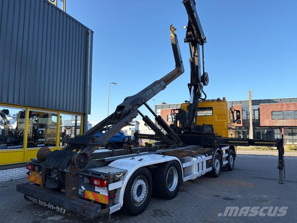 Volvo FH 400 + HIAB 377EP-5 HIPRO + 8X2 STEERING + EURO 훅 리프트 트럭