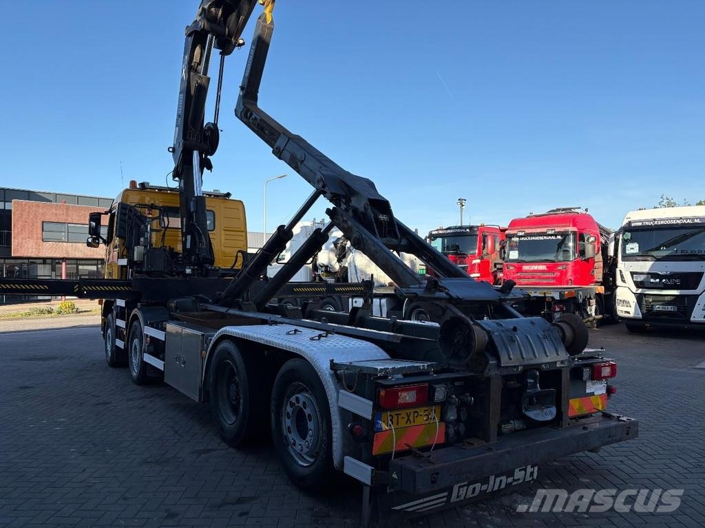 Volvo FH 400 + HIAB 377EP-5 HIPRO + 8X2 STEERING + EURO 훅 리프트 트럭