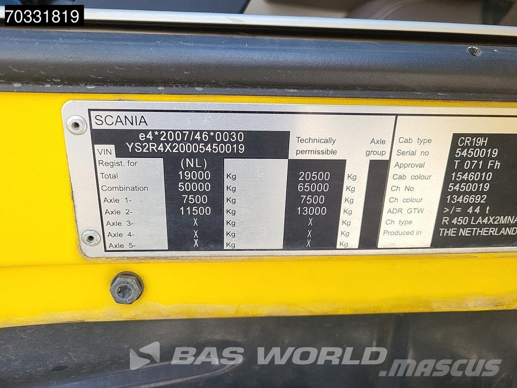 Scania R450 4X2 NL-Truck Standklima Tractor Units