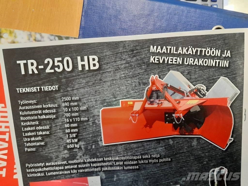 TR 250 HB Sněhové frézy
