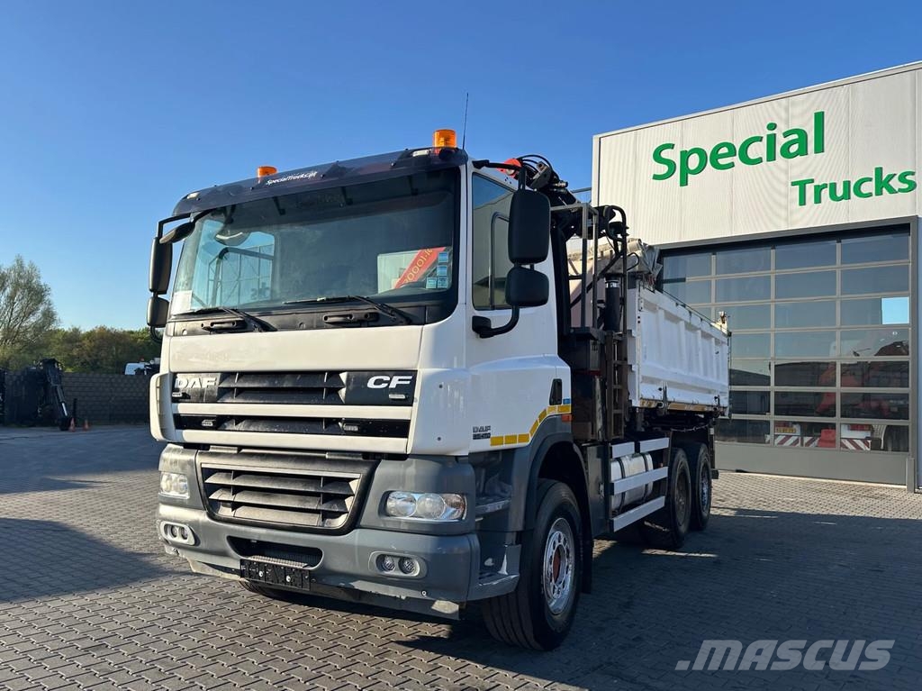 DAF CF 85.410 6x4 / Palfinger PK20001-K C / RC 3 Zijdi Camiones bañeras basculantes o volquetes