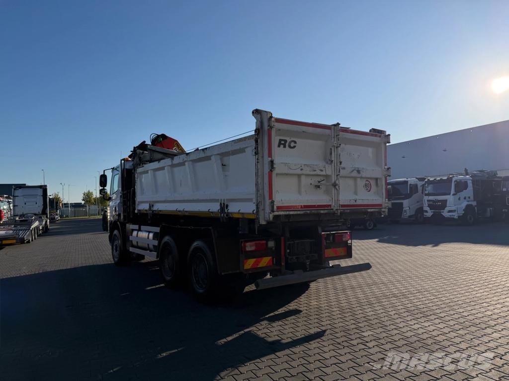 DAF CF 85.410 6x4 / Palfinger PK20001-K C / RC 3 Zijdi Camiones bañeras basculantes o volquetes
