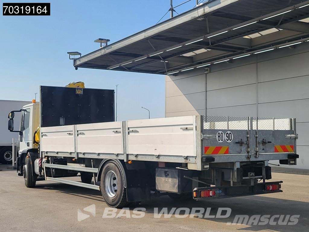 Iveco Eurocargo 180E250 4X2 HYVA HB.150XE3 Kran Crane Au Φορτηγά Kαρότσα με ανοιγόμενα πλαϊνά