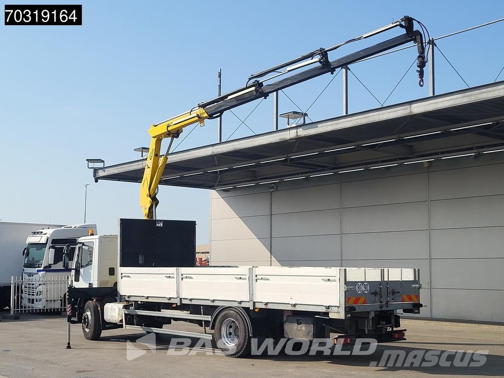 Iveco Eurocargo 180E250 4X2 HYVA HB.150XE3 Kran Crane Au Φορτηγά Kαρότσα με ανοιγόμενα πλαϊνά