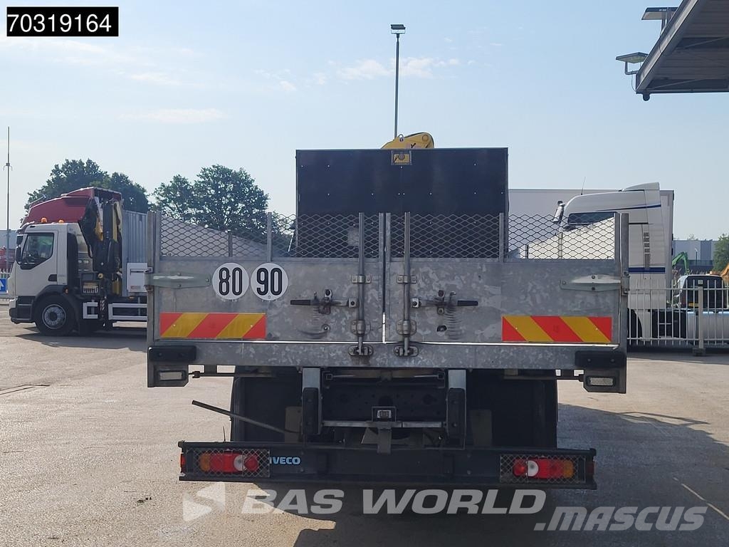 Iveco Eurocargo 180E250 4X2 HYVA HB.150XE3 Kran Crane Au Φορτηγά Kαρότσα με ανοιγόμενα πλαϊνά