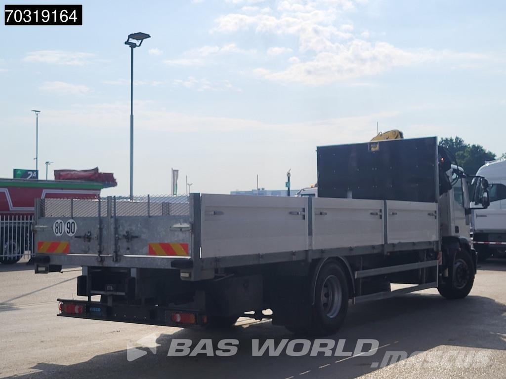 Iveco Eurocargo 180E250 4X2 HYVA HB.150XE3 Kran Crane Au Φορτηγά Kαρότσα με ανοιγόμενα πλαϊνά