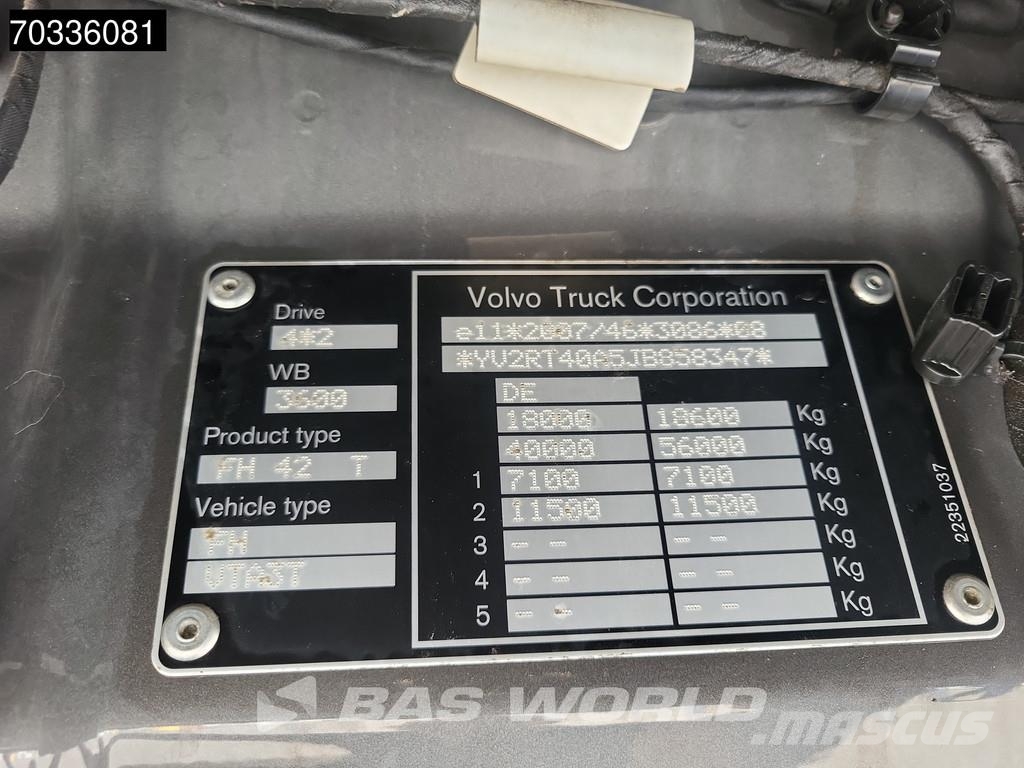 Volvo FH 500 4X2 XL Mega Retarder 2xTanks Alcoa's Leder Çekiciler
