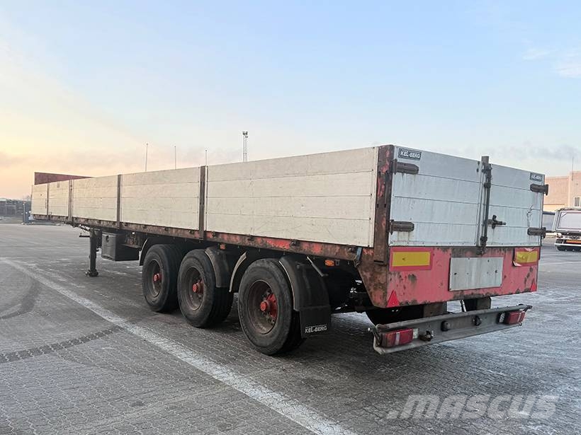 Kel-Berg Extendable / Ausziehbarer auflieger Vlakke laadvloeren