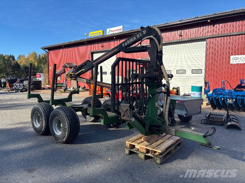 Farma 8-51D Metsäperävaunu paketti Skogsvagnar