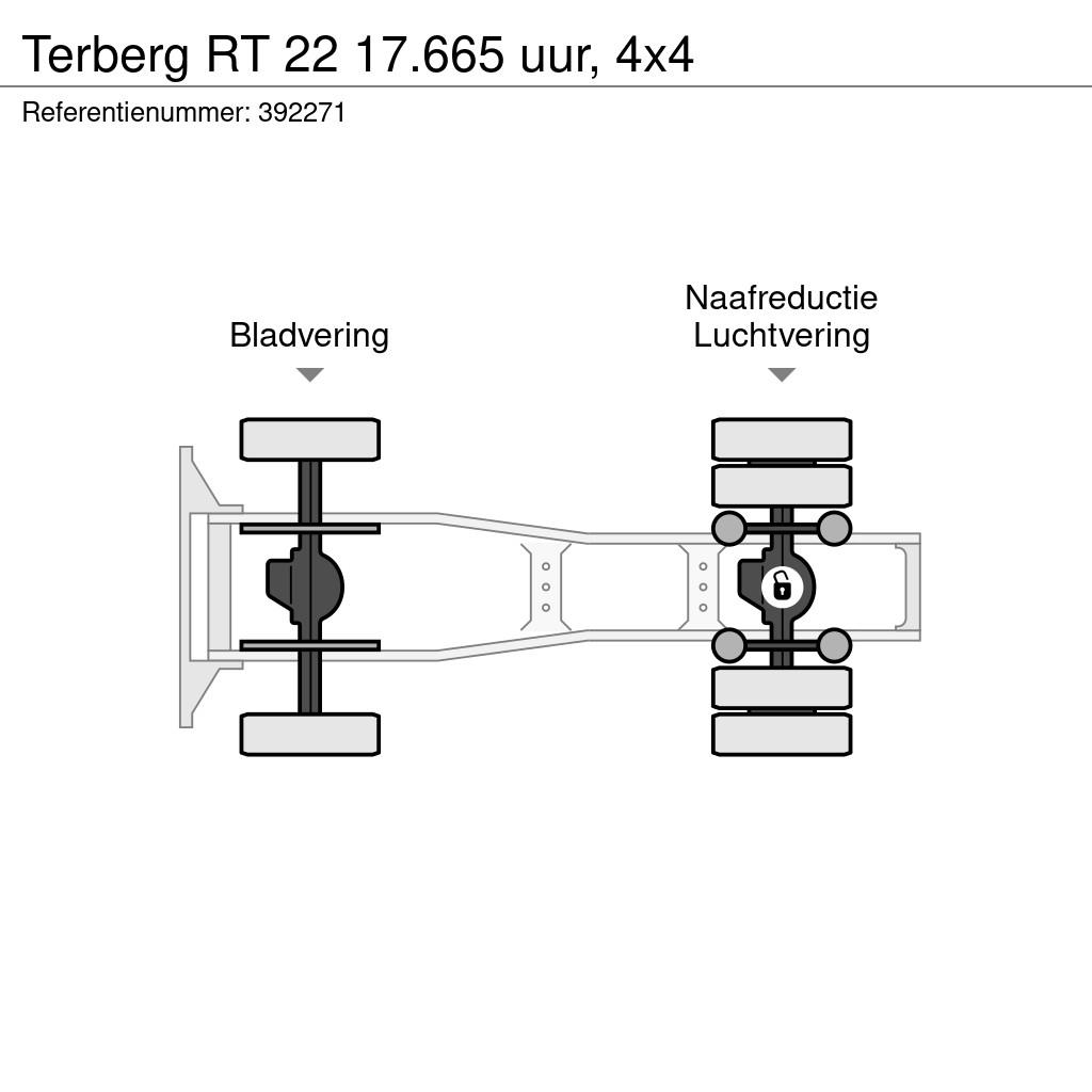 Terberg RT 22 17.665 uur, 4x4 Vlačilci
