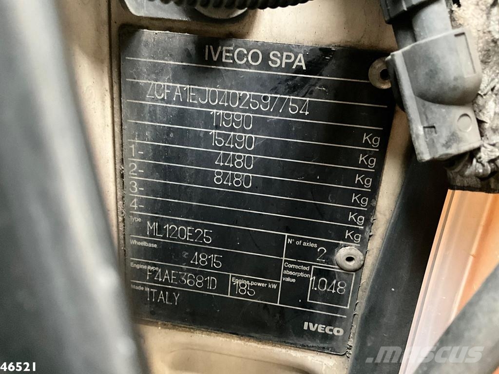 Iveco Eurocargo ML120E25 Palfinger 6 Tonmeter laadkraan 全路面起重機/吊車