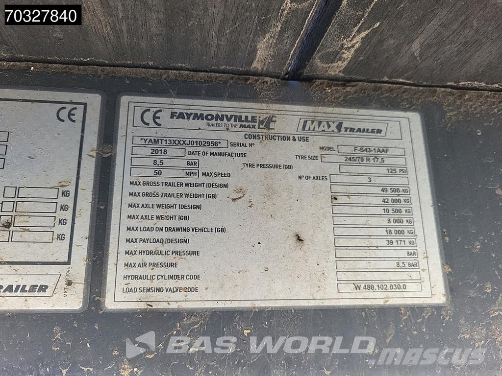 Faymonville MAX 100 Steering Axle Ramps Semirremolques de carga baja