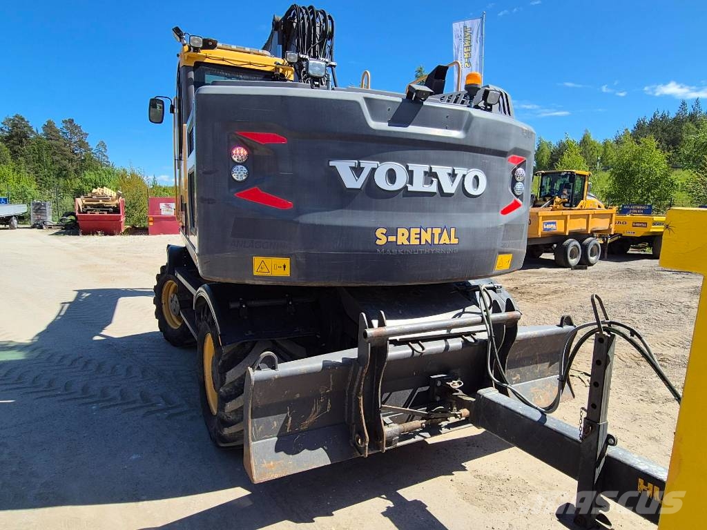 Volvo EW160E - RT & 3 Skopor & Kärra Hjulgravere