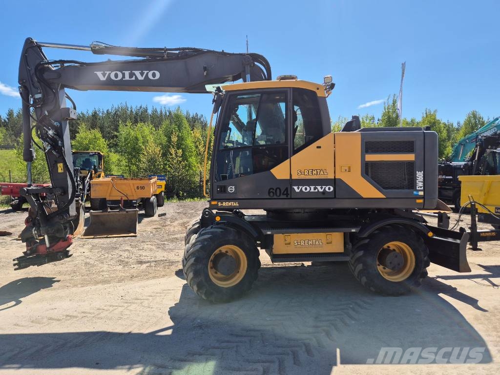 Volvo EW160E - RT & 3 Skopor & Kärra Hjulgravere