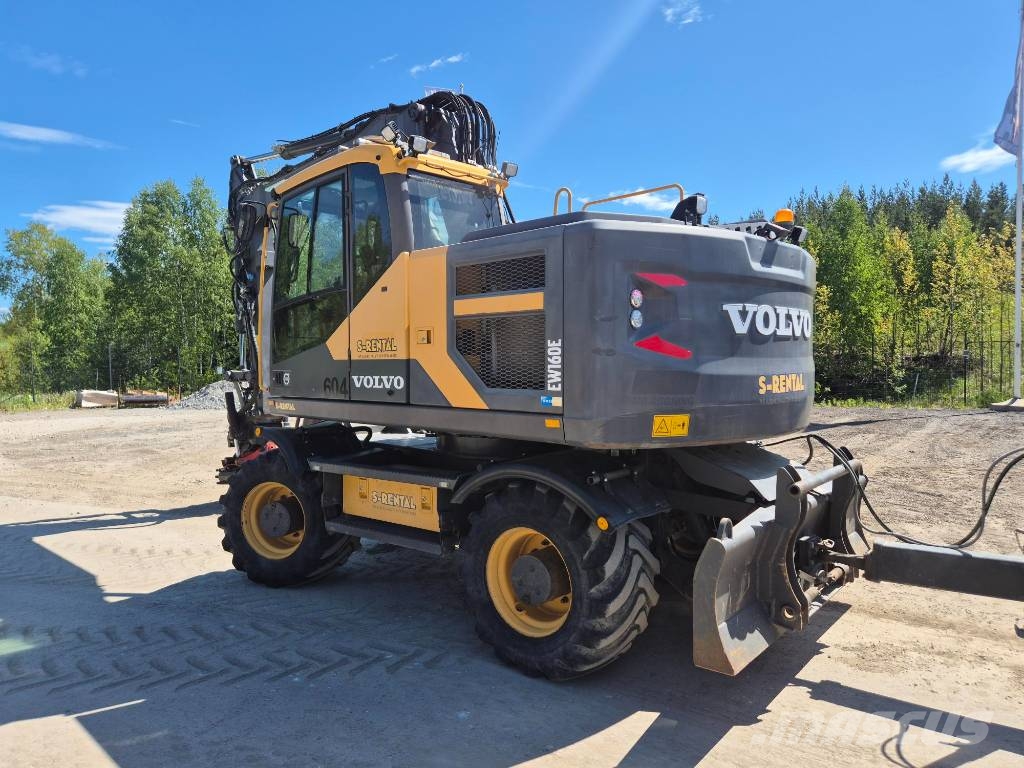 Volvo EW160E - RT & 3 Skopor & Kärra Hjulgravere
