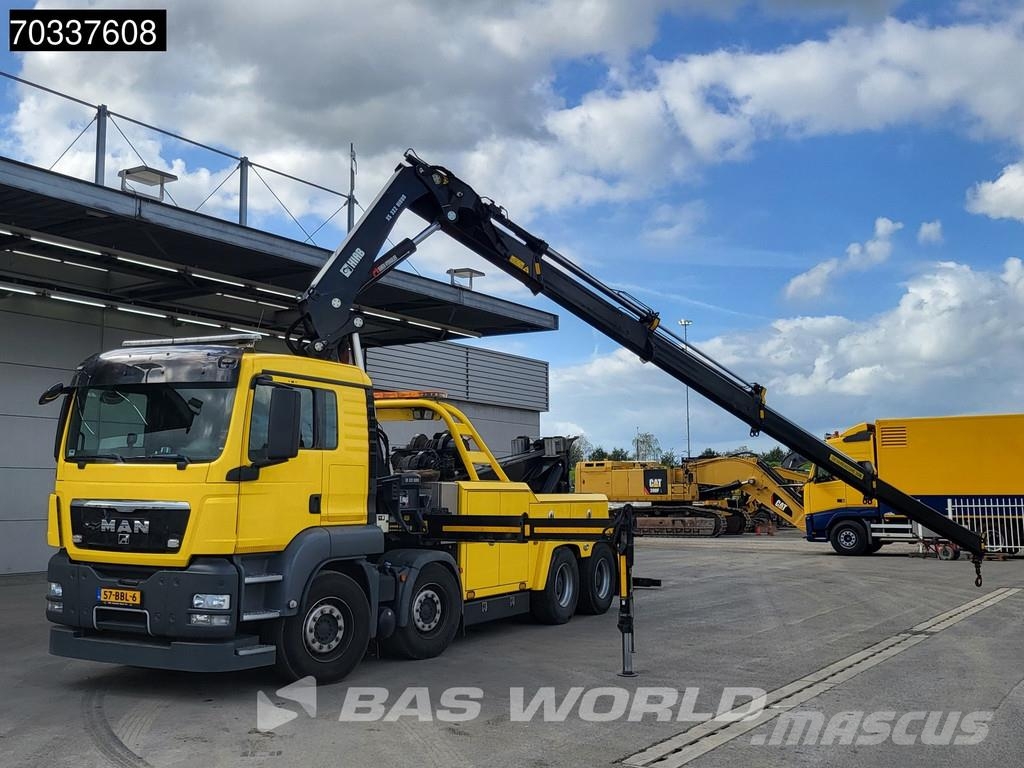 MAN TGS 41.480 8X4 Miller Industries Vulcan V100 Recov مركبات إصلاح الأعطال