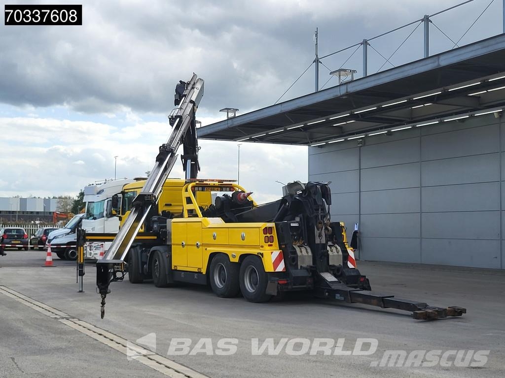 MAN TGS 41.480 8X4 Recovery truck Abschleppwagen HIAB Oprijwagen