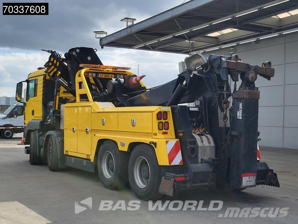 MAN TGS 41.480 8X4 Vulcan Recovery truck Abschleppwage Autotransporter