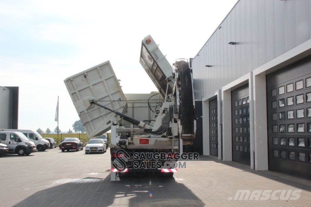 Mercedes-Benz Actros 4141 RSP 2014 Saugbagger 8x8 Combi / vacuum trucks