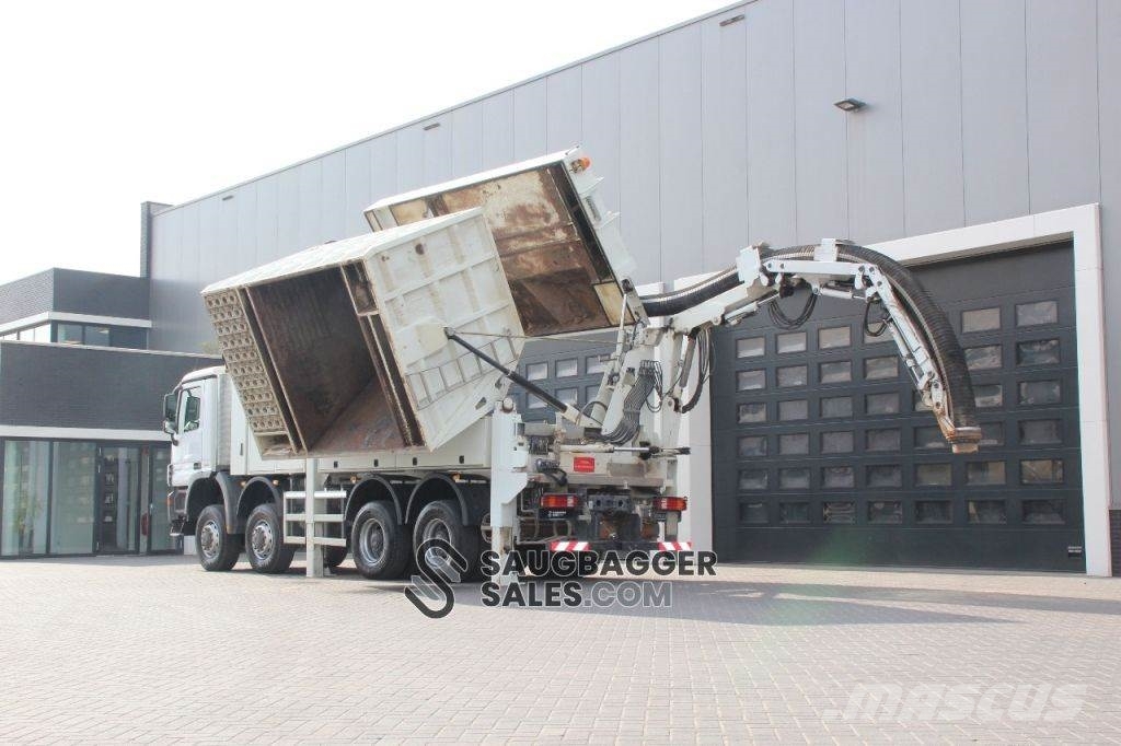 Mercedes-Benz Actros 4141 RSP 2014 Saugbagger 8x8 Combi / vacuum trucks