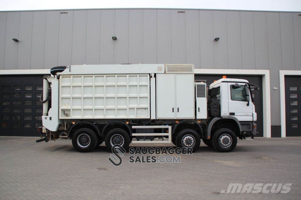 Mercedes-Benz Actros 4141 RSP 2014 Saugbagger 8x8 Combi / vacuum trucks