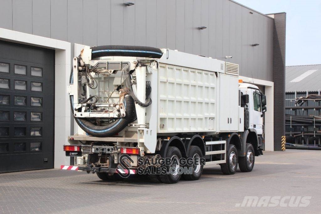 Mercedes-Benz Actros 4141 RSP 2014 Saugbagger 8x8 Combi / vacuum trucks