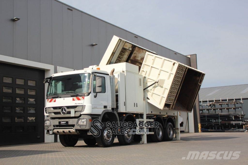 Mercedes-Benz Actros 4141 RSP 2014 Saugbagger 8x8 Combi / vacuum trucks