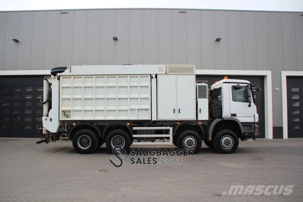 Mercedes-Benz Actros 4141 RSP 2014 Saugbagger 8x8 Combi / vacuum trucks