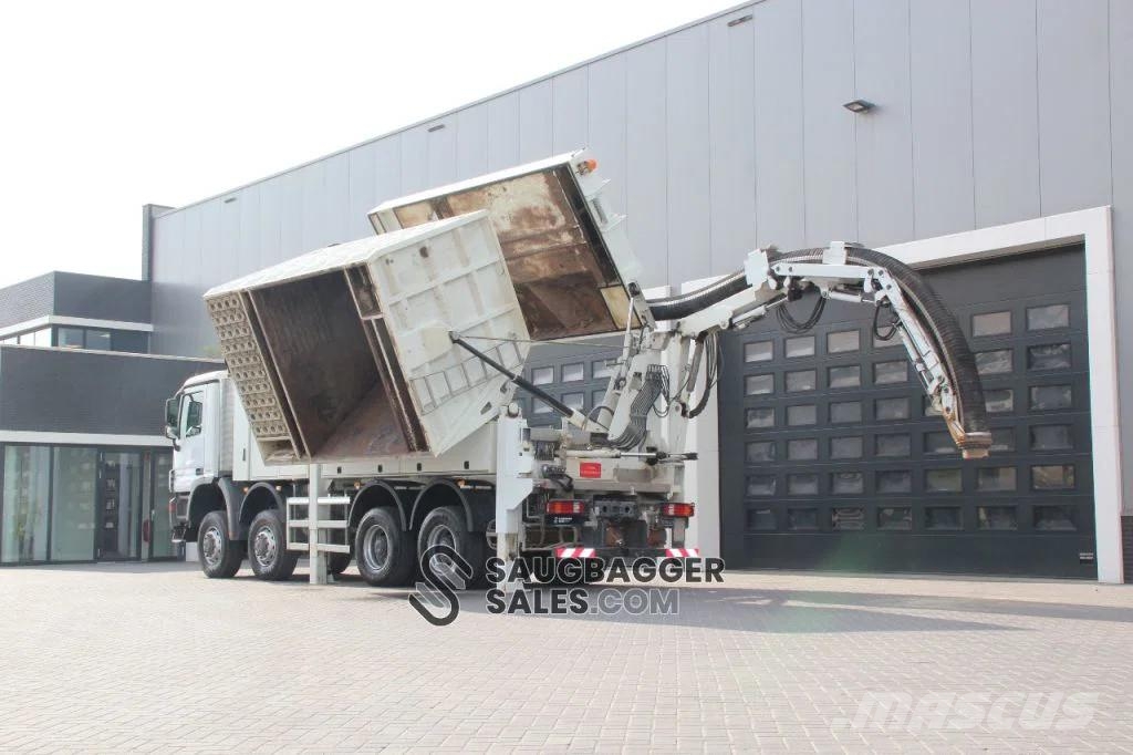 Mercedes-Benz Actros 4141 RSP 2014 Saugbagger 8x8 Combi / vacuum trucks