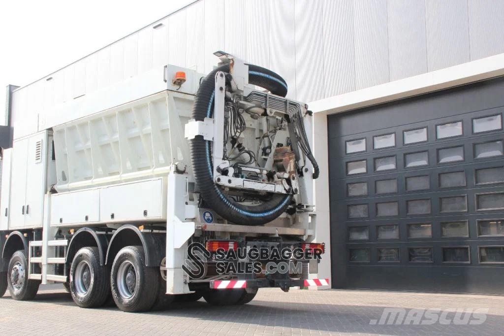 Mercedes-Benz Actros 4141 RSP 2014 Saugbagger 8x8 Combi / vacuum trucks