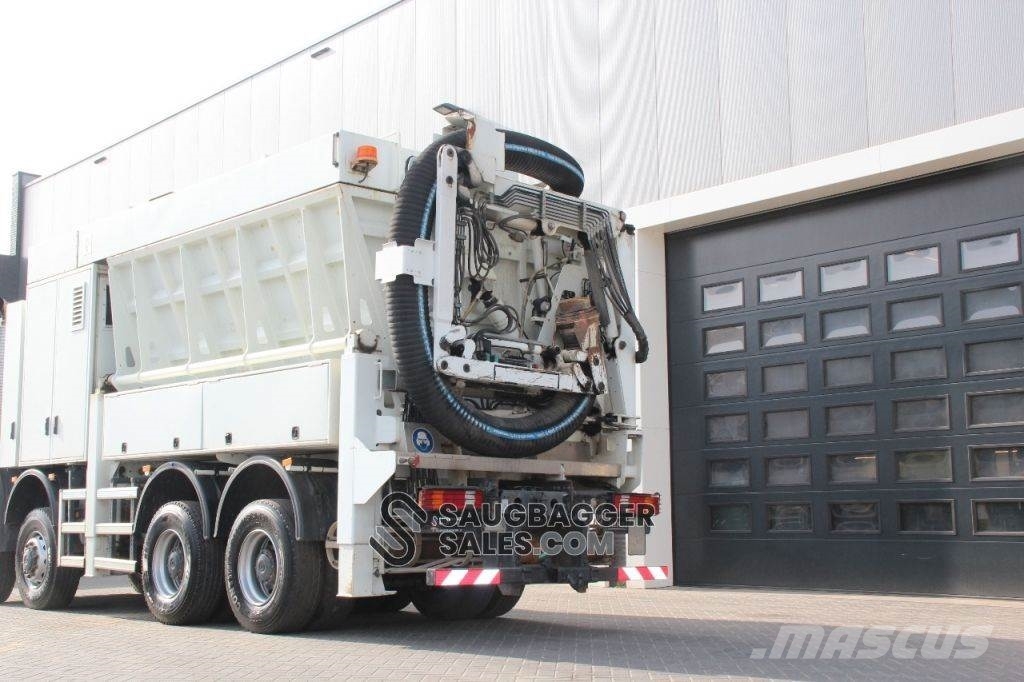 Mercedes-Benz Actros 4141 RSP 2014 Saugbagger 8x8 Combi / vacuum trucks