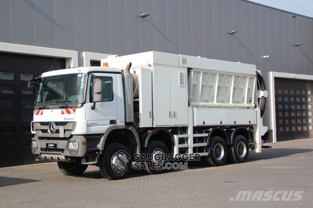 Mercedes-Benz Actros 4141 RSP 2014 Saugbagger 8x8 Combi / vacuum trucks