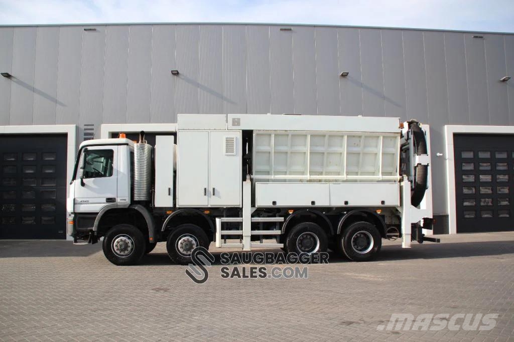 Mercedes-Benz Actros 4141 RSP 2014 Saugbagger 8x8 Combi / vacuum trucks