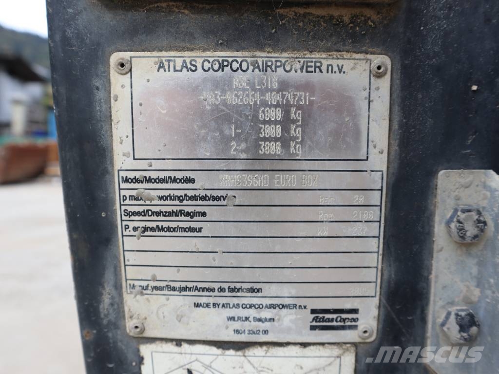 Atlas Copco XRHS 396 MD Kompressorer