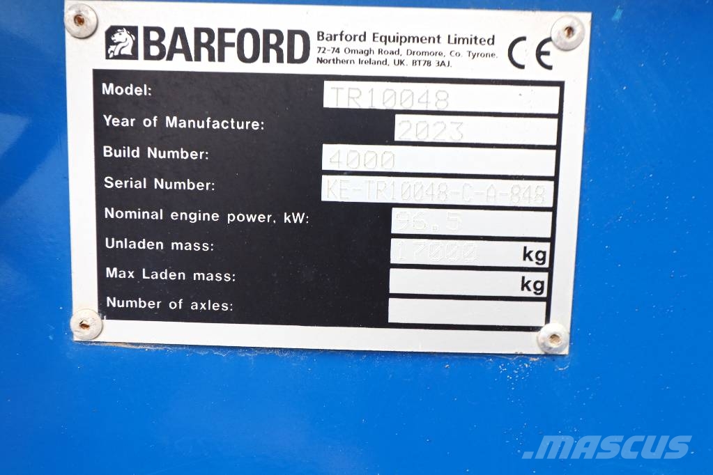 Barford TR 100-48 Rullebånd
