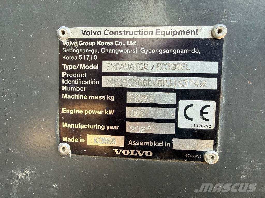 Volvo EC 300 EL Lánctalpas kotrók