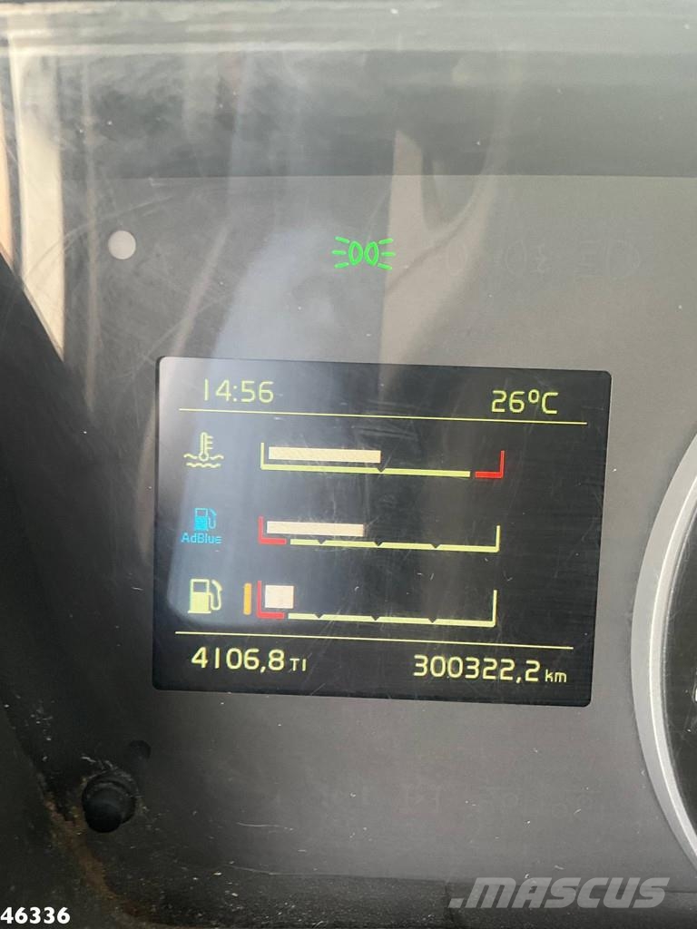 Volvo FMX 460 6x6 Euro 6 HMF 16 Tonmeter Z-kraan شاحنات قلابة