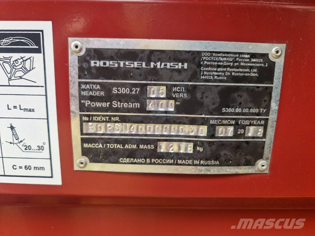 Rostselmash Nova 330 Mietitrebbiatrici