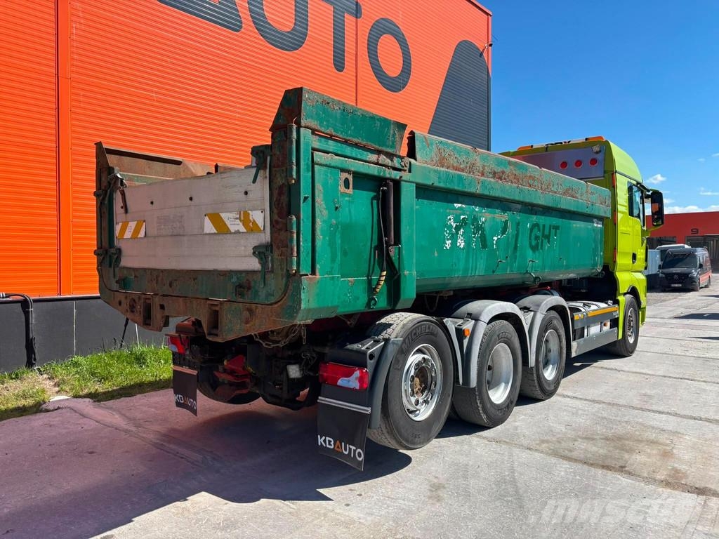 MAN TGX 35.540 8x4*4 BOX L=6146 mm Tipper trucks