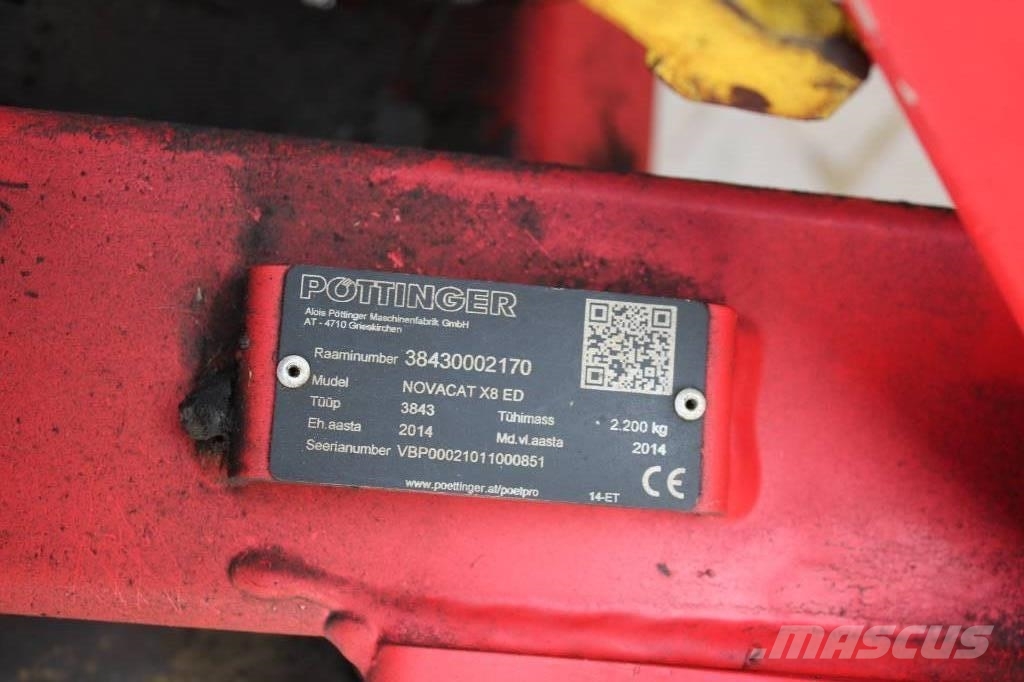 Pöttinger NovaCat X8 ED جزازات