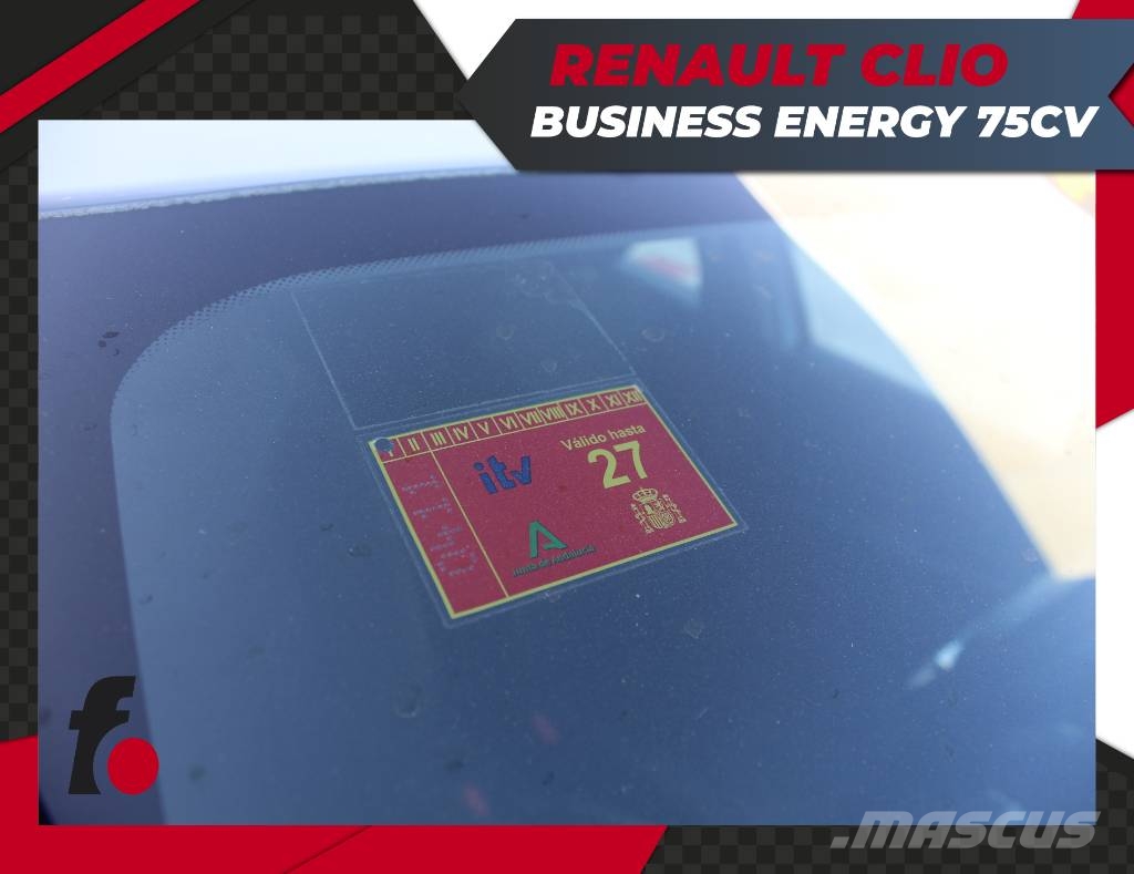 Renault Clio Business Energy 75 CV 5 PLAZAS Gesloten bedrijfswagens