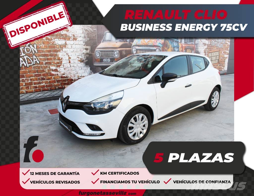Renault Clio Business Energy 75 CV 5 PLAZAS Gesloten bedrijfswagens